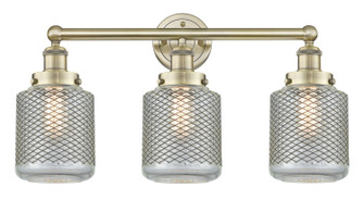 Edison Three Light Bath Vanity in Antique Brass (405|616-3W-AB-G262)