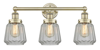 Edison Three Light Bath Vanity in Antique Brass (405|616-3W-AB-G142)
