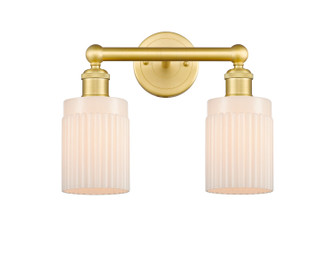 Edison Two Light Bath Vanity in Satin Gold (405|616-2W-SG-G341)