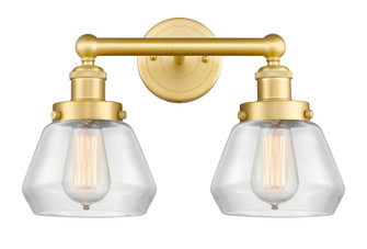 Edison Two Light Bath Vanity in Satin Gold (405|616-2W-SG-G172)