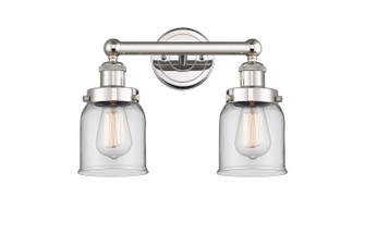 Edison Two Light Bath Vanity in Polished Nickel (405|616-2W-PN-G52)