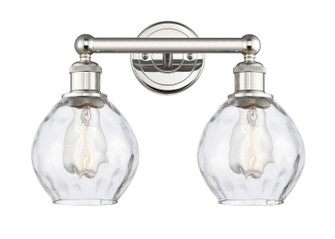 Edison Two Light Bath Vanity in Polished Nickel (405|616-2W-PN-G362)