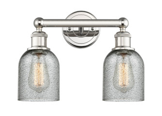 Edison Two Light Bath Vanity in Polished Nickel (405|616-2W-PN-G257)