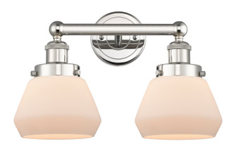 Edison Two Light Bath Vanity in Polished Nickel (405|616-2W-PN-G171)