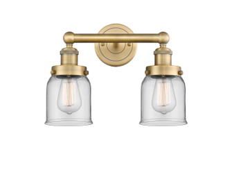 Edison Two Light Bath Vanity in Brushed Brass (405|616-2W-BB-G52)