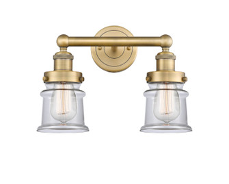 Edison Two Light Bath Vanity in Brushed Brass (405|616-2W-BB-G182S)