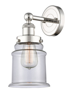 Edison One Light Wall Sconce in Polished Nickel (405|616-1W-PN-G182)