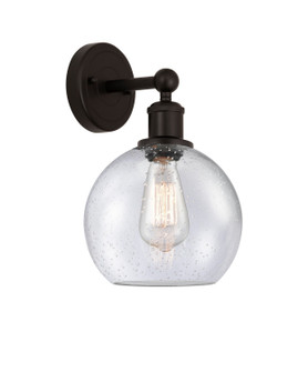 Downtown Urban One Light Wall Sconce in Oil Rubbed Bronze (405|616-1W-OB-G124-8)