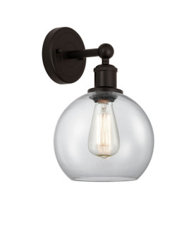 Downtown Urban One Light Wall Sconce in Oil Rubbed Bronze (405|616-1W-OB-G122-8)