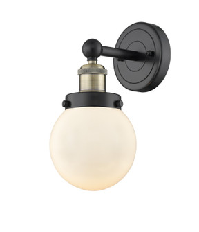 Edison One Light Wall Sconce in Black Antique Brass (405|616-1W-BAB-G201-6) Edison One Light Wall Sconce in Black Antique Brass (405|616-1W-BAB-G201-6)