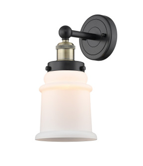 Edison One Light Wall Sconce in Black Antique Brass (405|616-1W-BAB-G181)