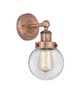 Edison One Light Wall Sconce in Antique Copper (405|616-1W-AC-G202-6)