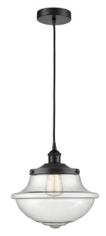Edison One Light Pendant in Matte Black (405|616-1PH-BK-G544)