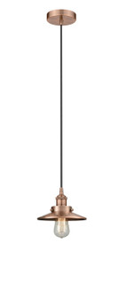 Edison One Light Pendant in Antique Copper (405|616-1PH-AC-M3-AC)