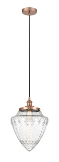 Downtown Urban One Light Pendant in Antique Copper (405|616-1PH-AC-G664-12)