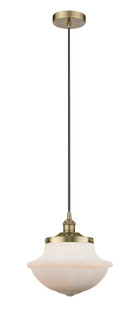 Downtown Urban One Light Pendant in Antique Brass (405|616-1PH-AB-G541)