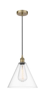 Downtown Urban One Light Pendant in Antique Brass (405|616-1P-AB-GBC-122)