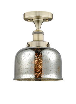 Edison One Light Semi-Flush Mount in Antique Brass (405|616-1F-AB-G78)