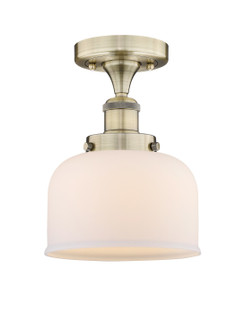 Edison One Light Semi-Flush Mount in Antique Brass (405|616-1F-AB-G71)