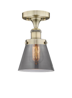 Edison One Light Semi-Flush Mount in Antique Brass (405|616-1F-AB-G63)