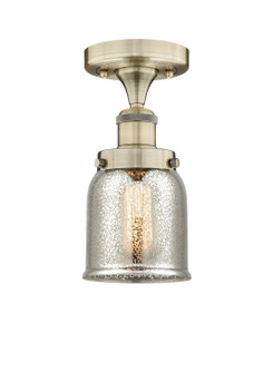 Edison One Light Semi-Flush Mount in Antique Brass (405|616-1F-AB-G58)
