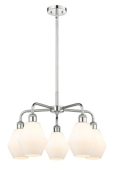 Downtown Urban Five Light Chandelier in Polished Chrome (405|516-5CR-PC-G651-6)