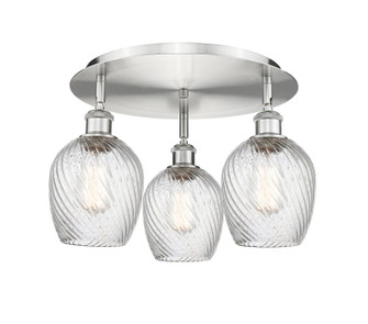 Ballston Three Light Flush Mount in Polished Chrome (405|516-3C-PC-G292)