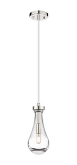 Downtown Urban LED Pendant in Polished Nickel (405|451-1P-PN-G451-5CL)