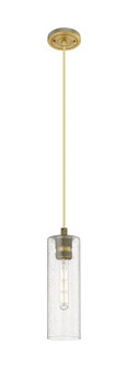 Downtown Urban LED Pendant in Brushed Brass (405|434-1P-BB-G434-12SDY)