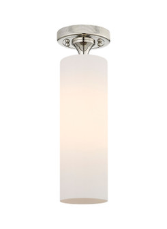 Downtown Urban LED Flush Mount in Polished Nickel (405|434-1F-PN-G434-12WH)