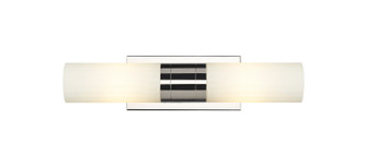 Downtown Urban LED Bath Vanity in Polished Nickel (405|429-2WL-PN-G429-8WH)