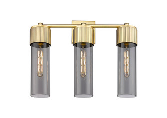 Downtown Urban LED Bath Vanity in Brushed Brass (405|428-3W-BB-G428-12SM)