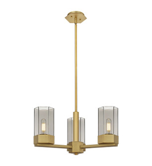 Downtown Urban LED Pendant in Brushed Brass (405|427-3CR-BB-G427-9SM)