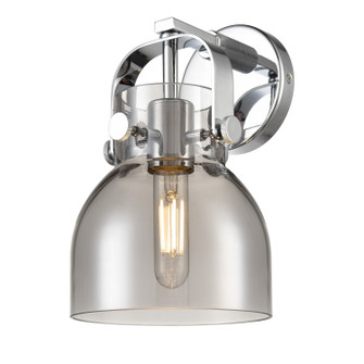 Downtown Urban LED Wall Sconce in Polished Chrome (405|423-1W-PC-G412-6SM)