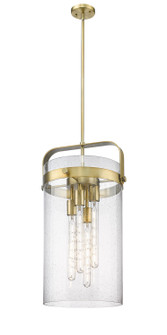 Downtown Urban LED Pendant in Brushed Brass (405|413-4SL-BB-G413-4S-12SDY)