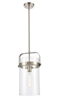 Downtown Urban LED Pendant in Satin Nickel (405|413-1SM-SN-G413-1S-8CL)