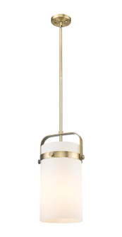 Downtown Urban LED Pendant in Brushed Brass (405|413-1SM-BB-G413-1S-8WH)