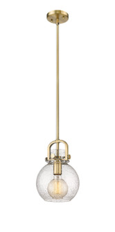 Downtown Urban One Light Pendant in Brushed Brass (405|410-1SS-BB-G410-8SDY)