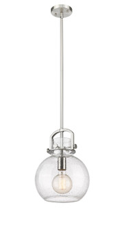 Newton One Light Mini Pendant in Brushed Satin Nickel (405|410-1SM-SN-G410-10SDY)