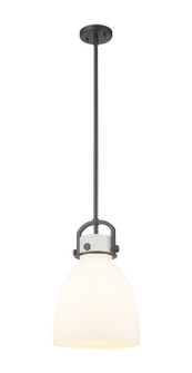 Downtown Urban One Light Pendant in Matte Black (405|410-1SM-BK-G412-10WH)