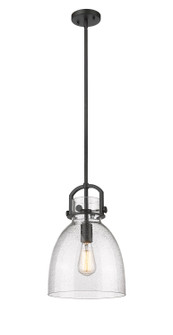 Downtown Urban One Light Pendant in Matte Black (405|410-1SM-BK-G412-10SDY)