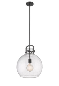 Downtown Urban One Light Pendant in Matte Black (405|410-1SL-BK-G410-14SDY)