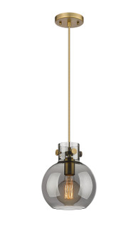 Newton One Light Mini Pendant in Brushed Brass (405|410-1PS-BB-G410-8SM)