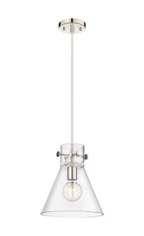 Downtown Urban One Light Pendant in Polished Nickel (405|410-1PM-PN-G411-10CL) Downtown Urban One Light Pendant in Polished Nickel (405|410-1PM-PN-G411-10CL)