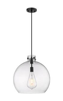 Downtown Urban One Light Pendant in Matte Black (405|410-1PL-BK-G410-18CL)