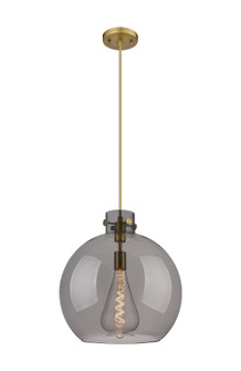 Newton One Light Pendant in Brushed Brass (405|410-1PL-BB-G410-16SM)