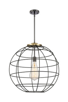 Essex One Light Pendant in Black Antique Brass (405|221-1S-BAB-CE-22-BK)