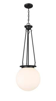 Essex One Light Pendant in Matte Black (405|221-1P-BK-G201-14)