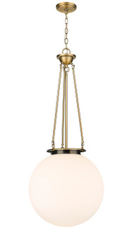 Essex One Light Pendant in Brushed Brass (405|221-1P-BB-G201-18)