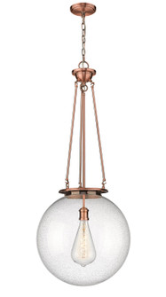 Essex One Light Pendant in Antique Copper (405|221-1P-AC-G204-18)
